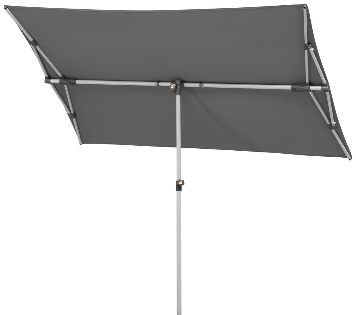 Ampelschirm Novara BxHxT: 190x188x140 cm Anthrazit - Anthrazit, Basics, Textil/Metall (190/188/140cm) - Schneider