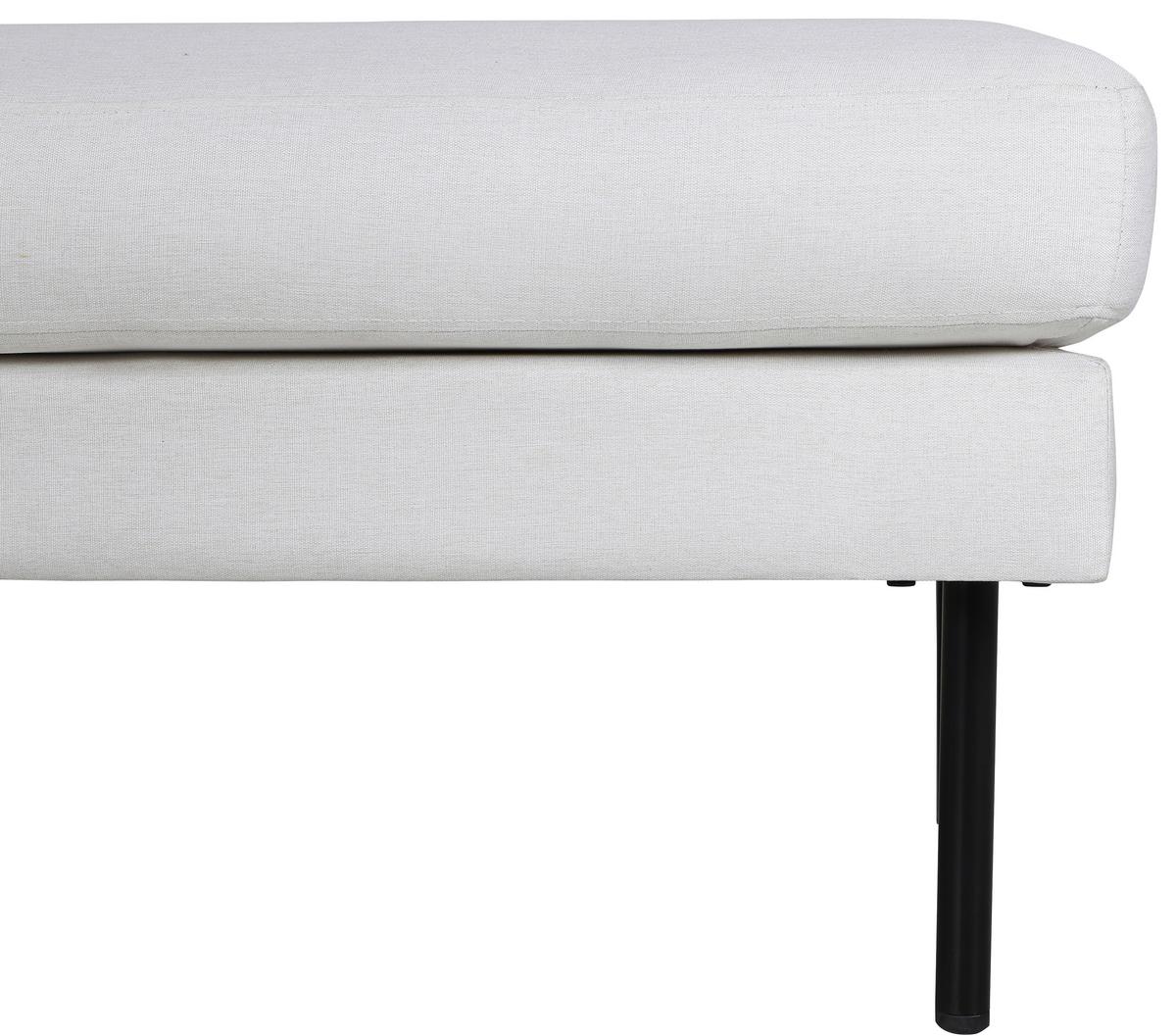 Hocker Zoom - Beige/Schwarz, Design, Kunststoff/Textil (85/47/64cm) - Livetastic