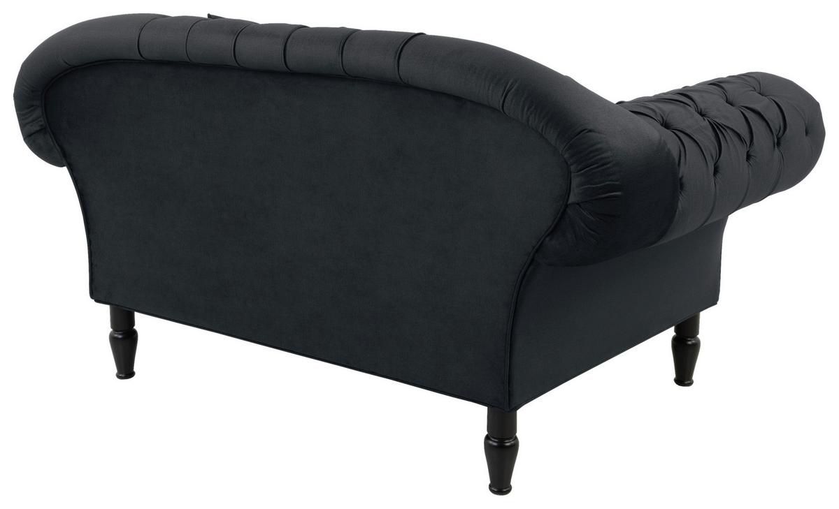 Xxl-sessel Cupido - Anthrazit/Schwarz, Design, Textil (180/94/103cm) - MID.YOU