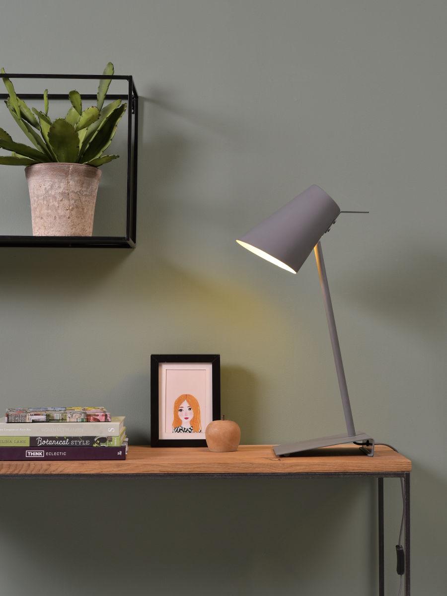 Tischlampe Cardiff Grau mit Schalter - Basics (20/54cm) - It's about Romi