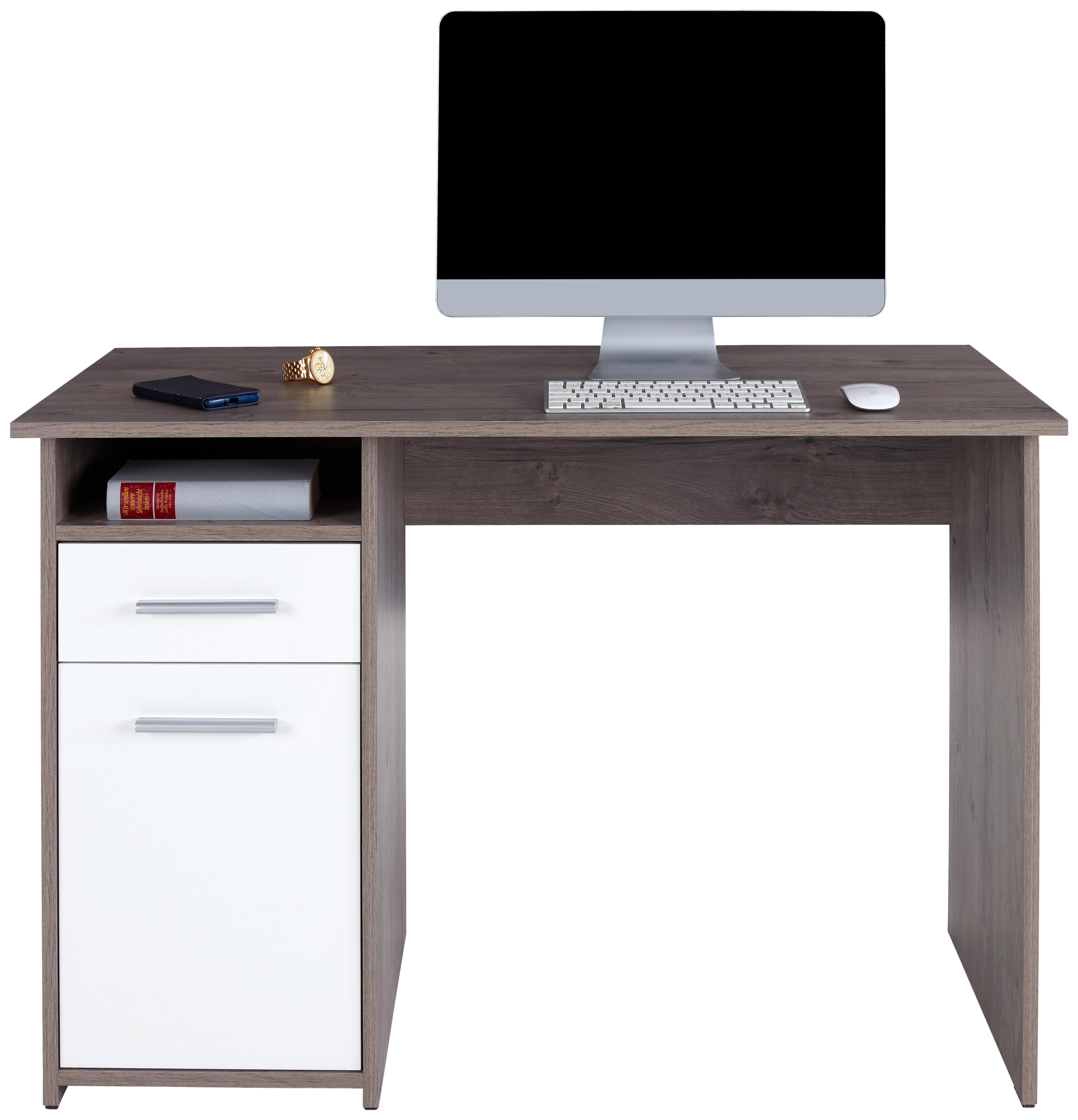 Schreibtischmit Stauraum B 110cm H 74 cm Palermo, Eiche Dekor