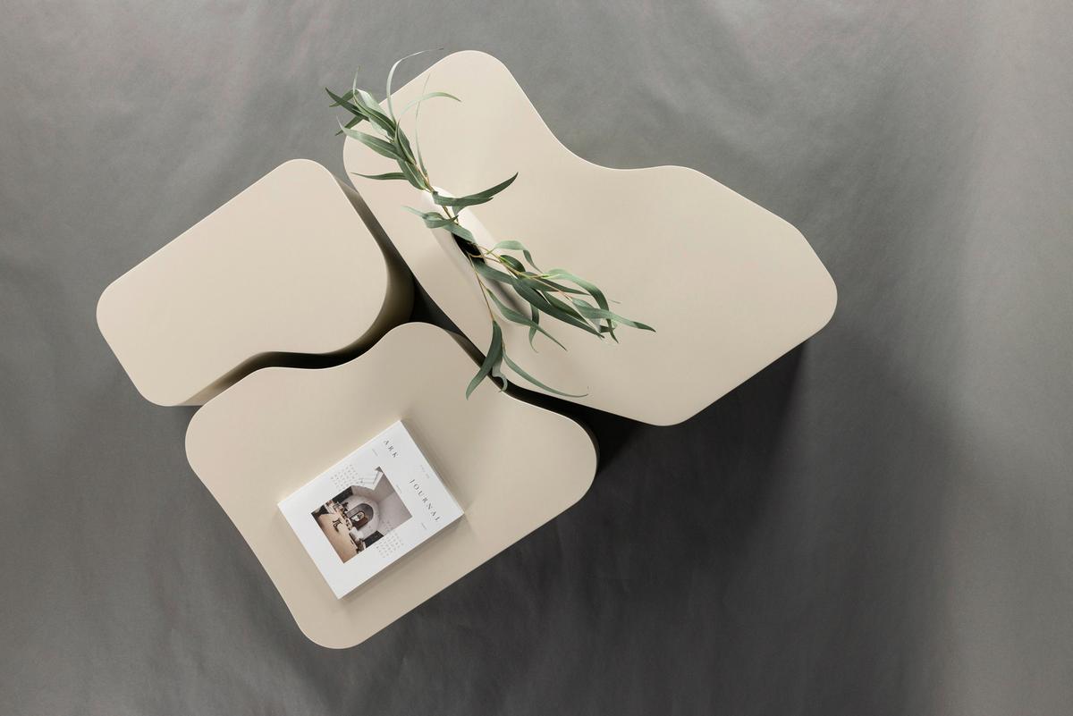 Couchtisch Norland - Beige, Design, Holzwerkstoff (92/70/30cm) - Livetastic