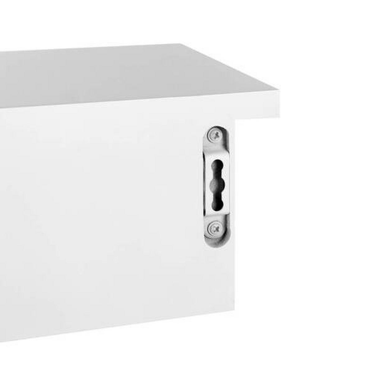 Hängeregal Mit 3 Schubladen B: 80 cm, Weiß - Weiß, Basics, Holzwerkstoff (80/10/15cm) - Boxxx