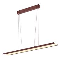 LED-Pendelleuchte A0010-311 Coconut - Hellbraun, Design, Metall (91/10/150cm)