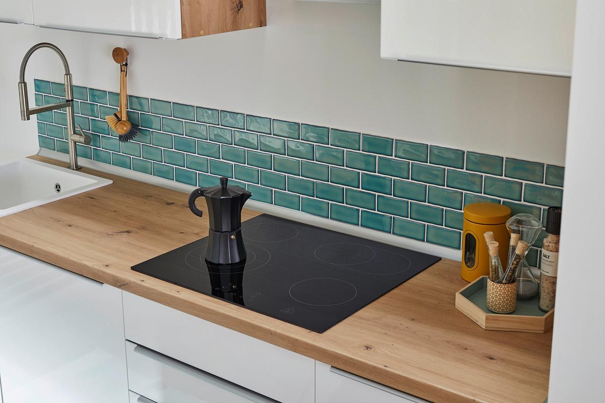 Herdset Schwarz B: 59,5 Cm - Schwarz, Basics, Glas/Metall (59,5/64,5/52,1cm) - Respekta