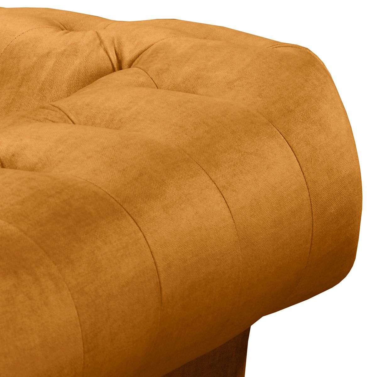Schlafsofa Laura Bernsteinfarben, B: 190cm - Bernsteinfarben/Braun, Design, Textil (190/74/91cm) - P & B