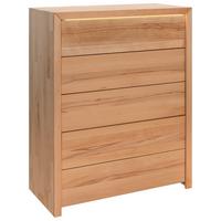 Kommode Farina, Buchefarben B: 88 Cm - Buchefarben, MODERN, Holz (88/108/40cm) - MID.YOU