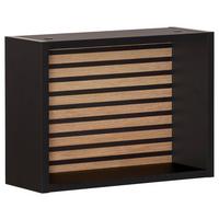 Regal Ekko - Eichefarben/Schwarz, MODERN, Holzwerkstoff (40,2/30,2/15,7cm) - MID.YOU