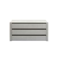Fiókos Szekrénybetét Systema - szürke, Basics, faalapú anyag (99/69,3/54,1cm)