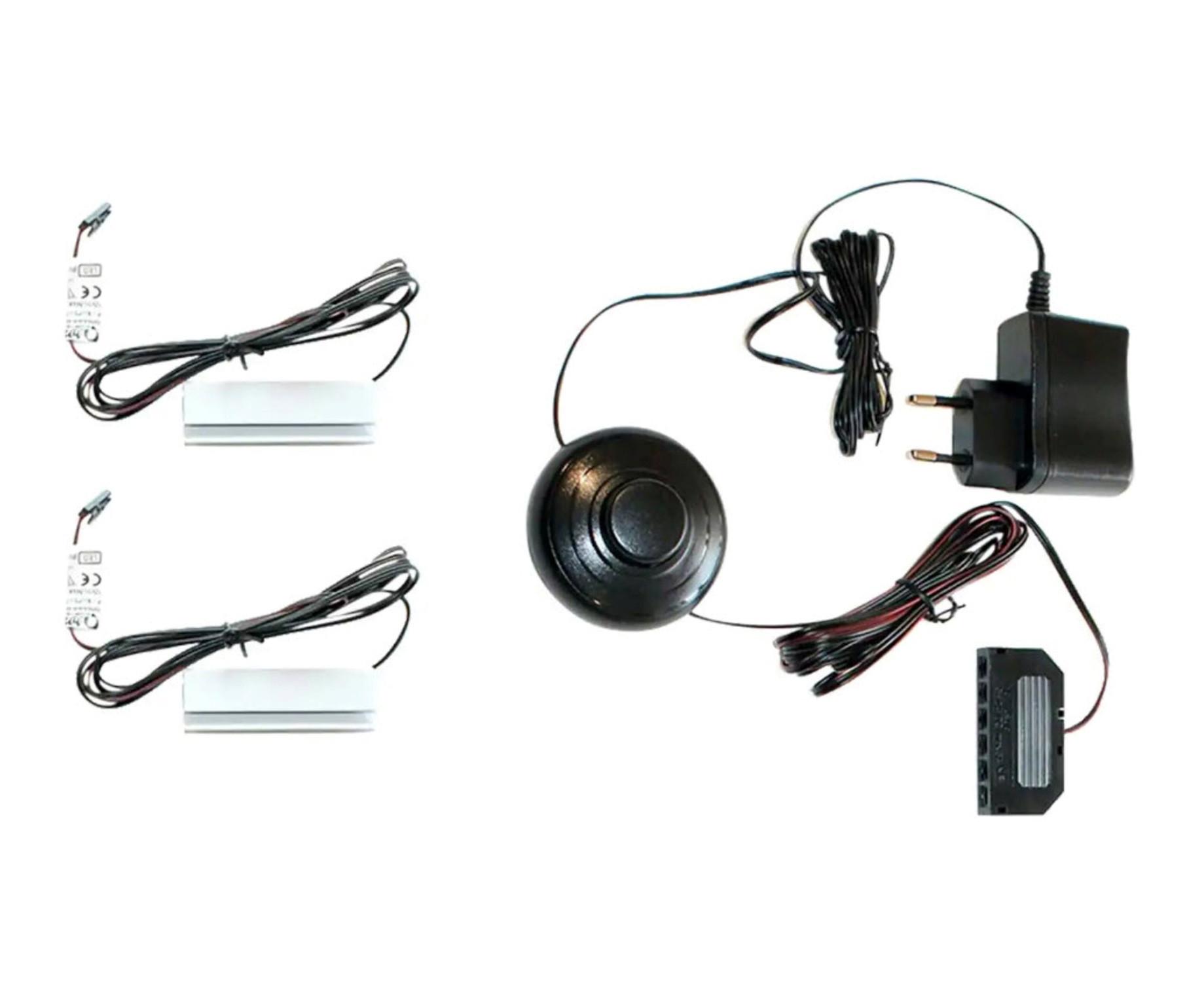 Einlegebodenbeleuchtungs-set Glasbodenclipset