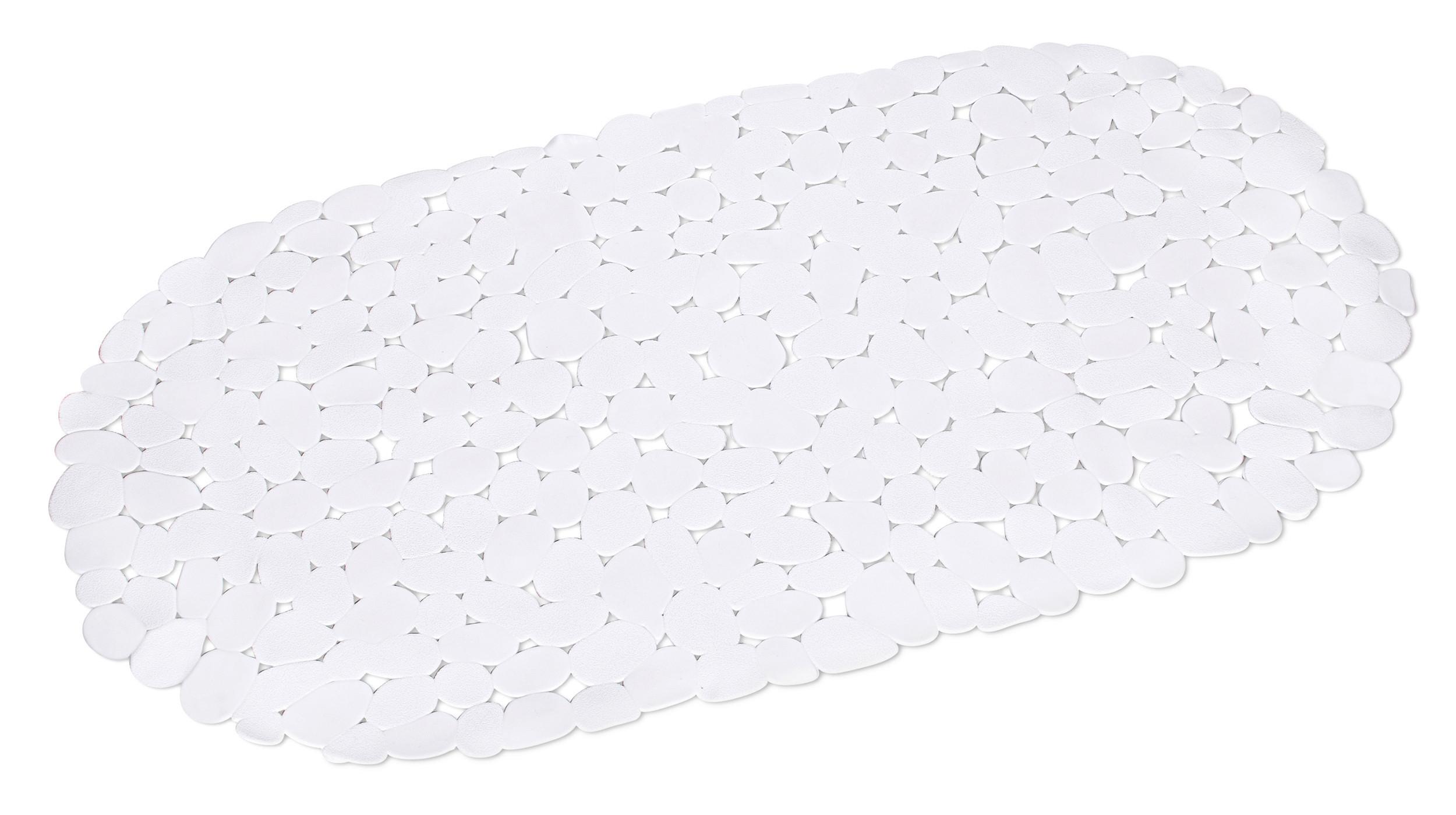 Podložka do sprchy Stonly, 36/69cm, biela - biela, plast (36/69cm) - Modern Living