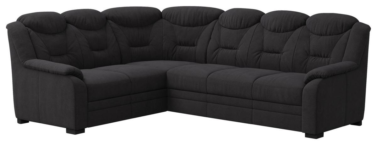 Ecksofa Marcus Schwarz S: 211x263 cm - Schwarz, Basics, Textil (211/263cm) - MID.YOU