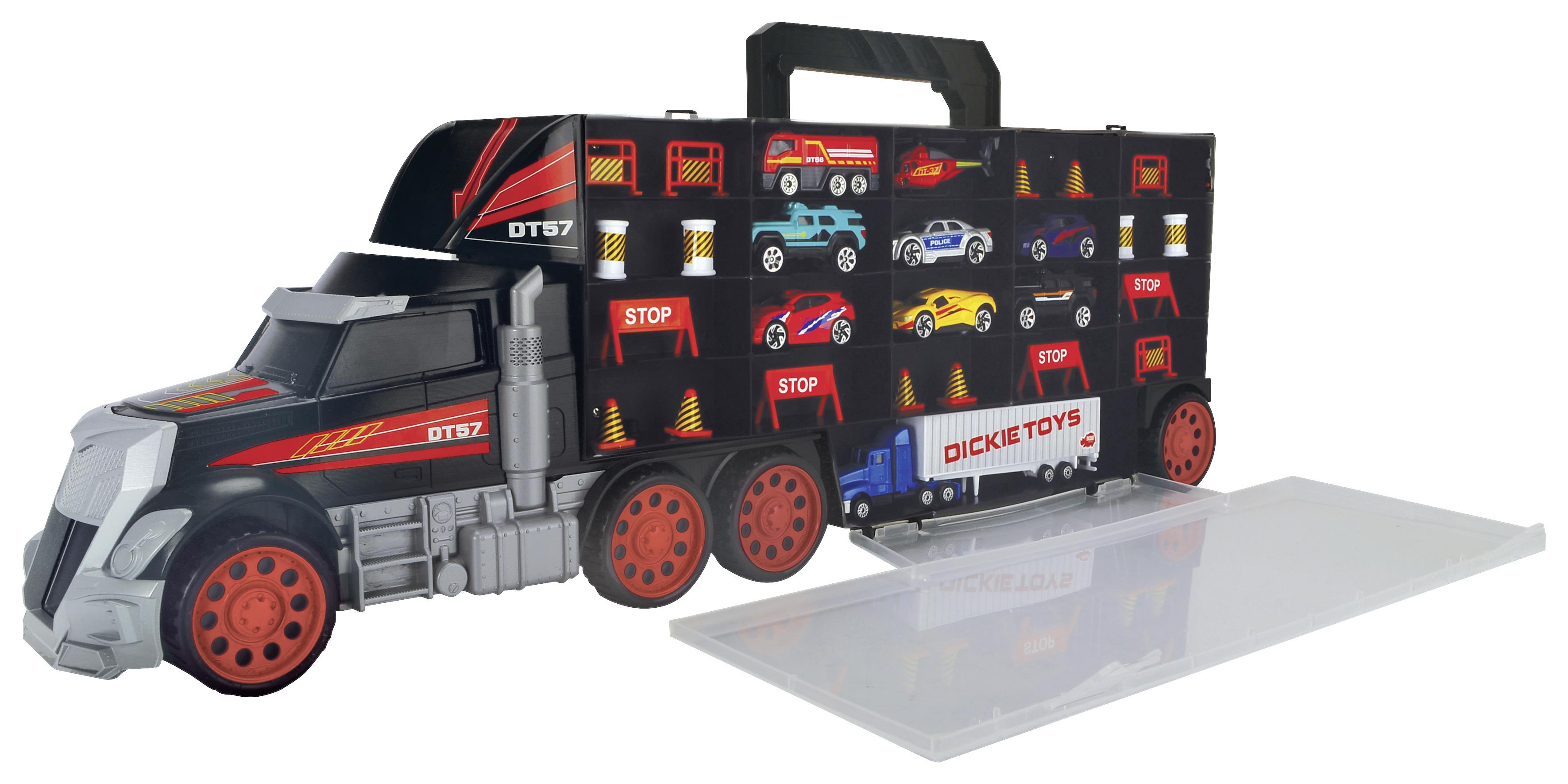 Spielzeugauto Truck Carry Case mit Autos, Helikopter Ab 3 J. - Multicolor, Basics, Kunststoff (12/68,5/25cm)
