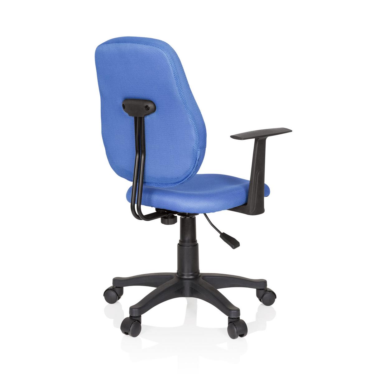 Jugenddrehstuhl Kiddy Style Blau/Schwarz - Blau/Schwarz, Basics, Kunststoff (56/89-99/50cm) - MID.YOU