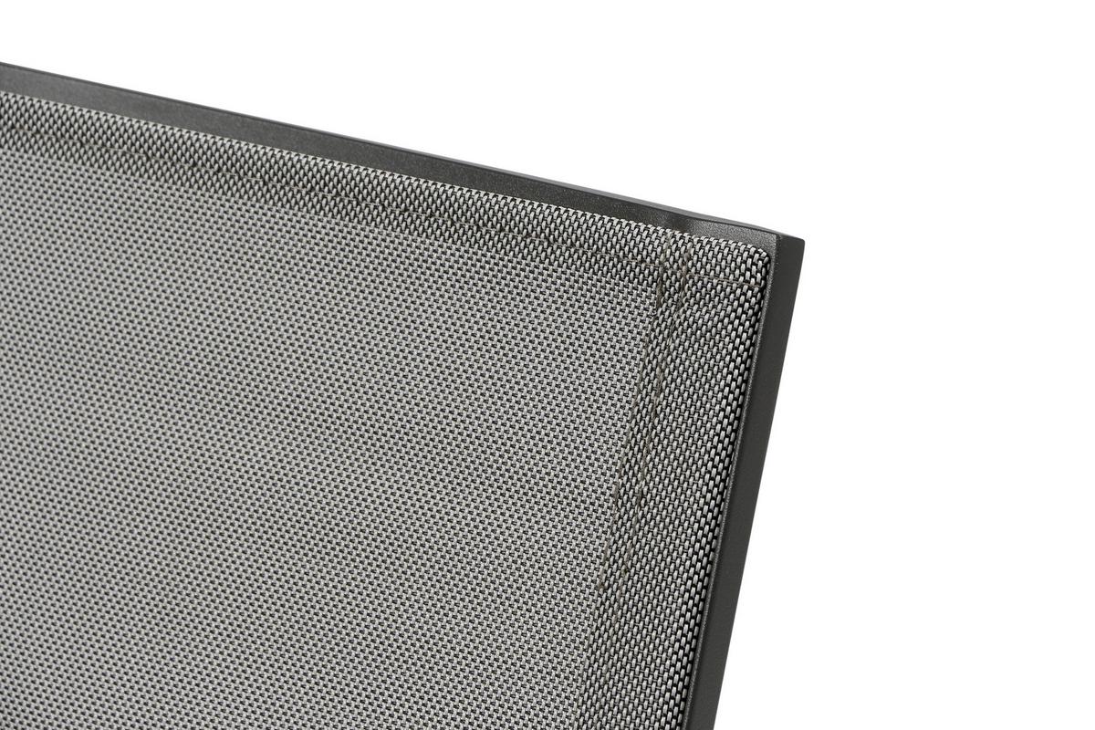 Gartengarnitur 3-Tlg. Textil / Keramik - Anthrazit/Schwarz, KONVENTIONELL, Keramik/Kunststoff - Siena Garden