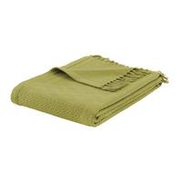 Denná prikrývka Frieda,130/180cm,olivovozelená - olivovozelená, Lifestyle, textil (130/180cm) - Modern Living