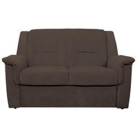 2-SITZER-SOFA Rafael, Braun B: 152 cm - Schwarz/Braun, Trend, Textil (152/95/95cm)