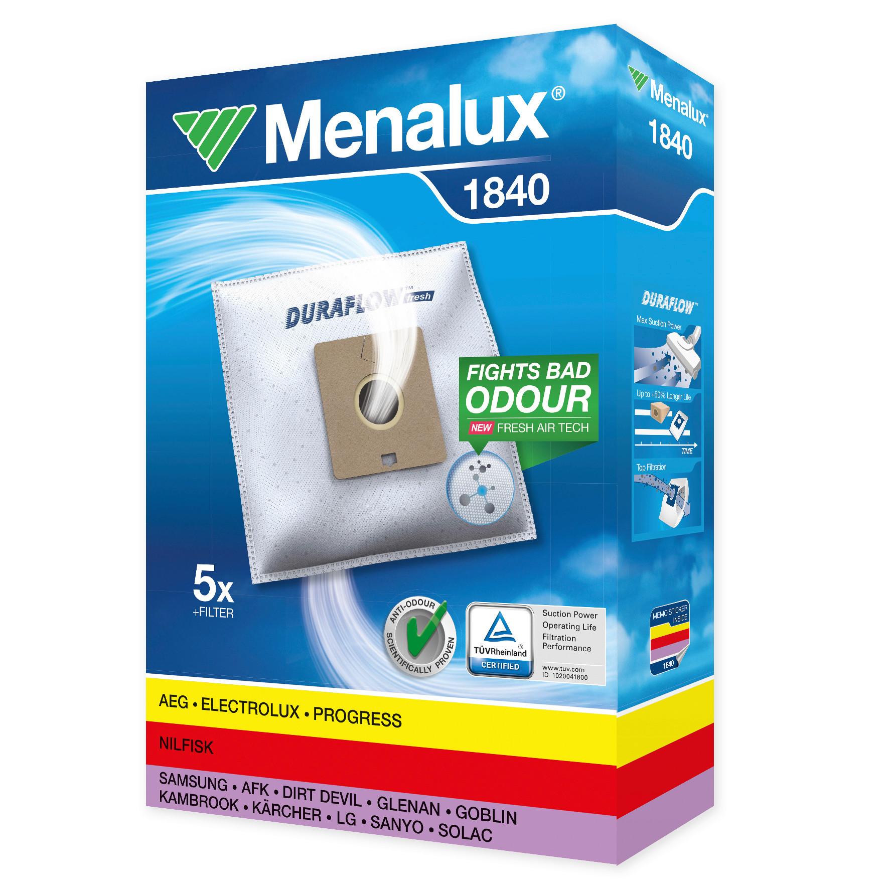 16 Stück Staubsaugerbeutel VACS - Passend Für LUX D 738 Mit 4 Motorfiltern