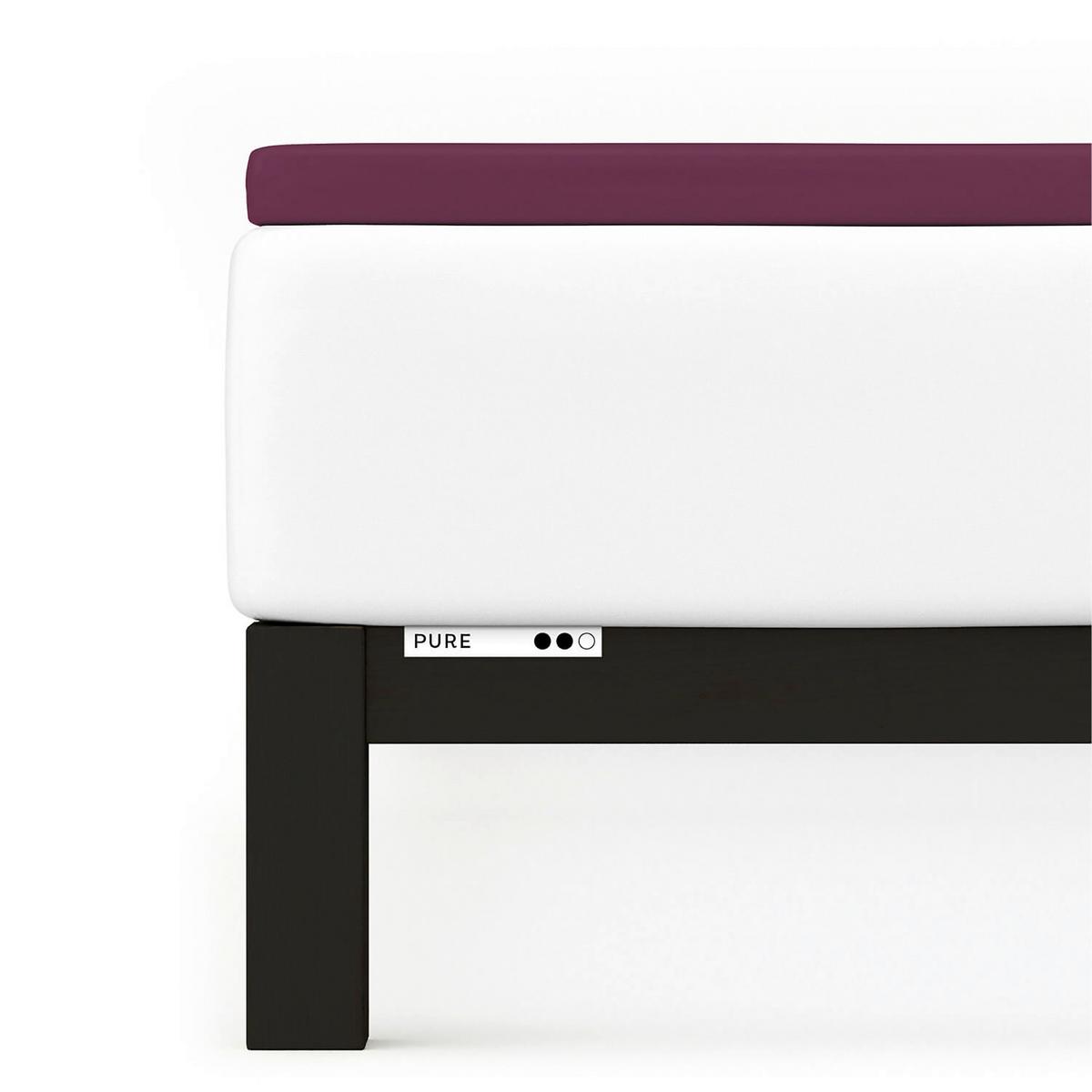 Topper-spannleintuch Pure Topper - Beere, Basics, Textil (90-100/190-220cm) - Schlafgut