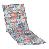 Auflage Für Liege Togo 191x58x8 Cm Multicolor - Blau, Basics, Textil (191/58/8cm) - Gardenson