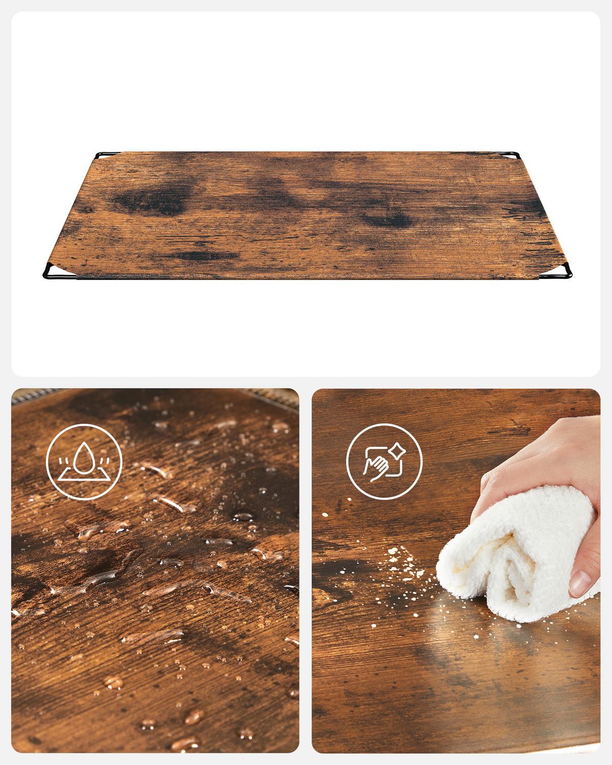 Schuhregal Braun B: 43 Cm - Braun, Basics, Kunststoff/Metall (43/173/31cm)