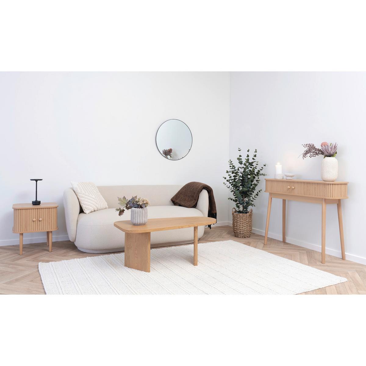 Melo Coffee Table Melo Beigebraun L: 100cm - Beigebraun, Design, Holzwerkstoff (100/50/41cm) - MID.YOU