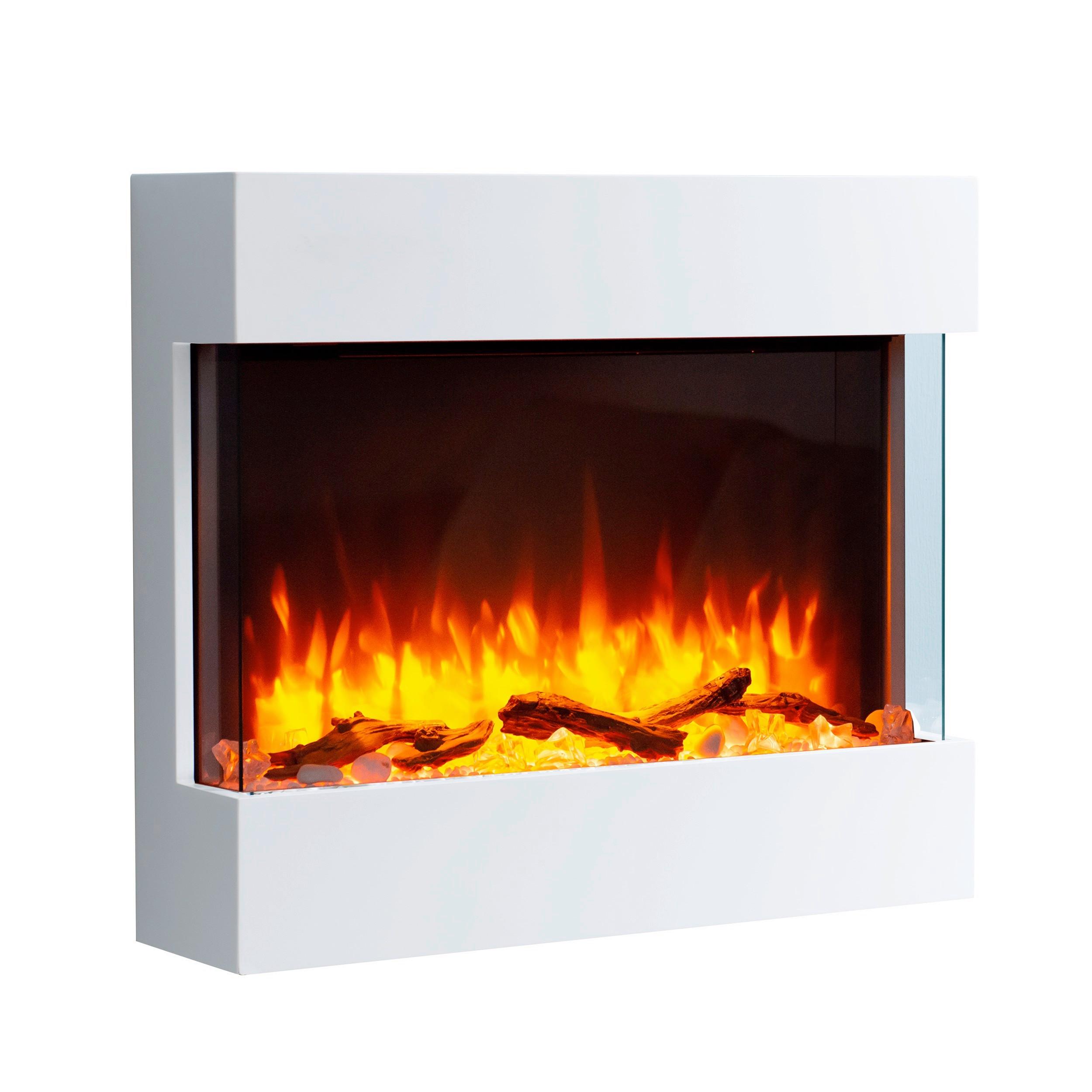 Elektrokamin Alva - Weiß, Basics, Holzwerkstoff/Metall (73/64/20cm)