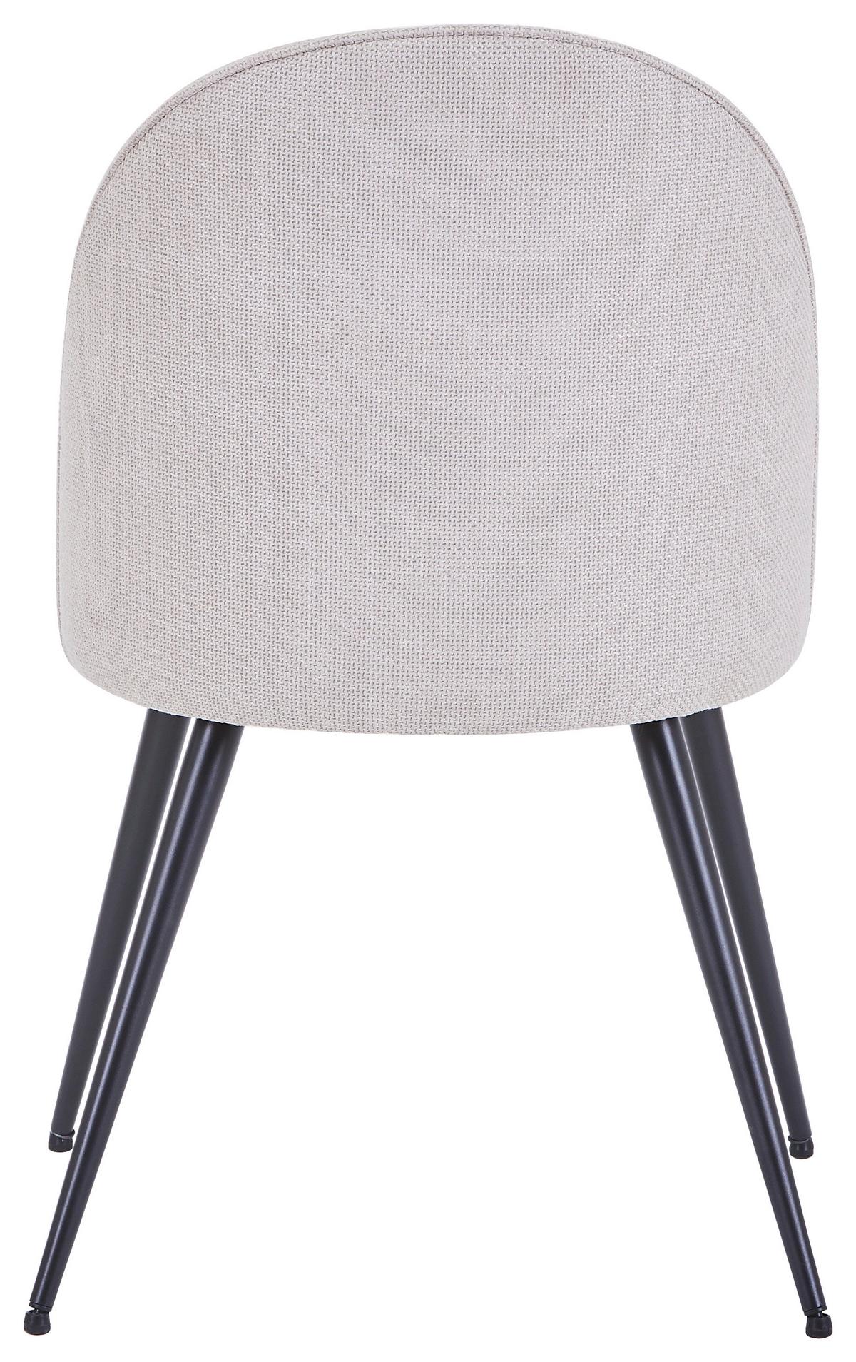 ŽIDLE LOTTE - černá/béžová, Lifestyle, kov/textil (49.5/83.5/53.5cm) - Mömax