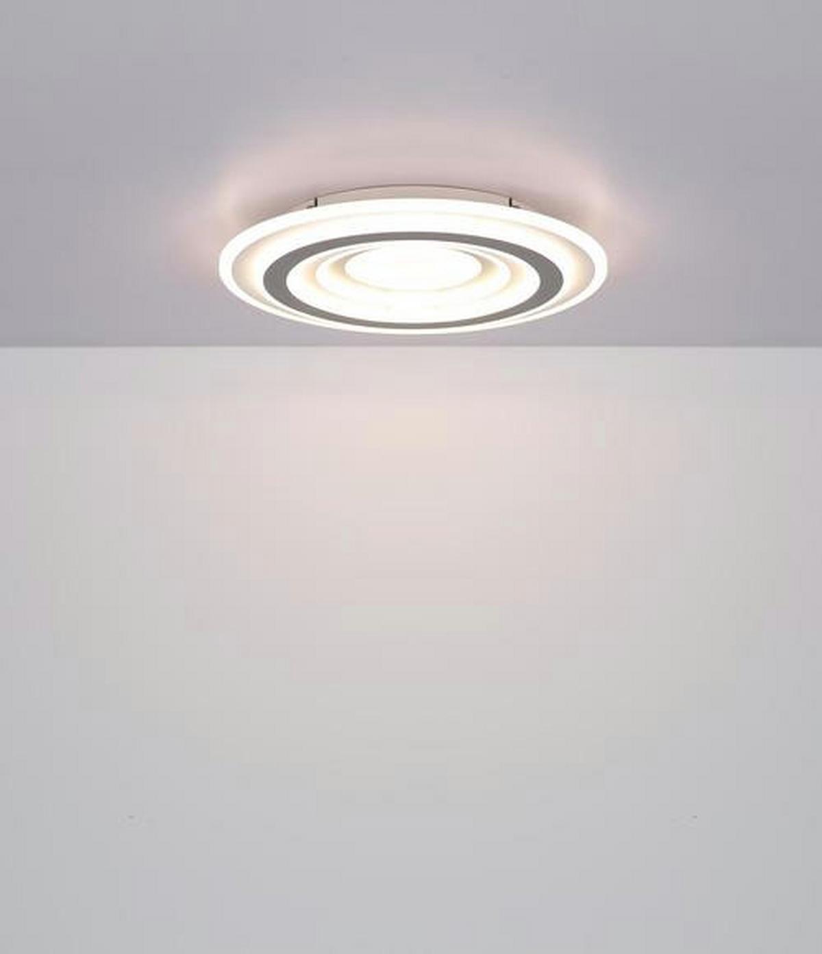 Led Mennyezeti Lámpa 48011-46 Sabatino - antracit/fehér, Design, műanyag/fém (50/7cm) - Globo