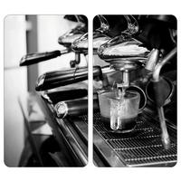 Herdabdeckplatte Dunkelgrau/motiv - Dunkelgrau, Basics, Glas (50/28.5/0.4cm) - Kesper