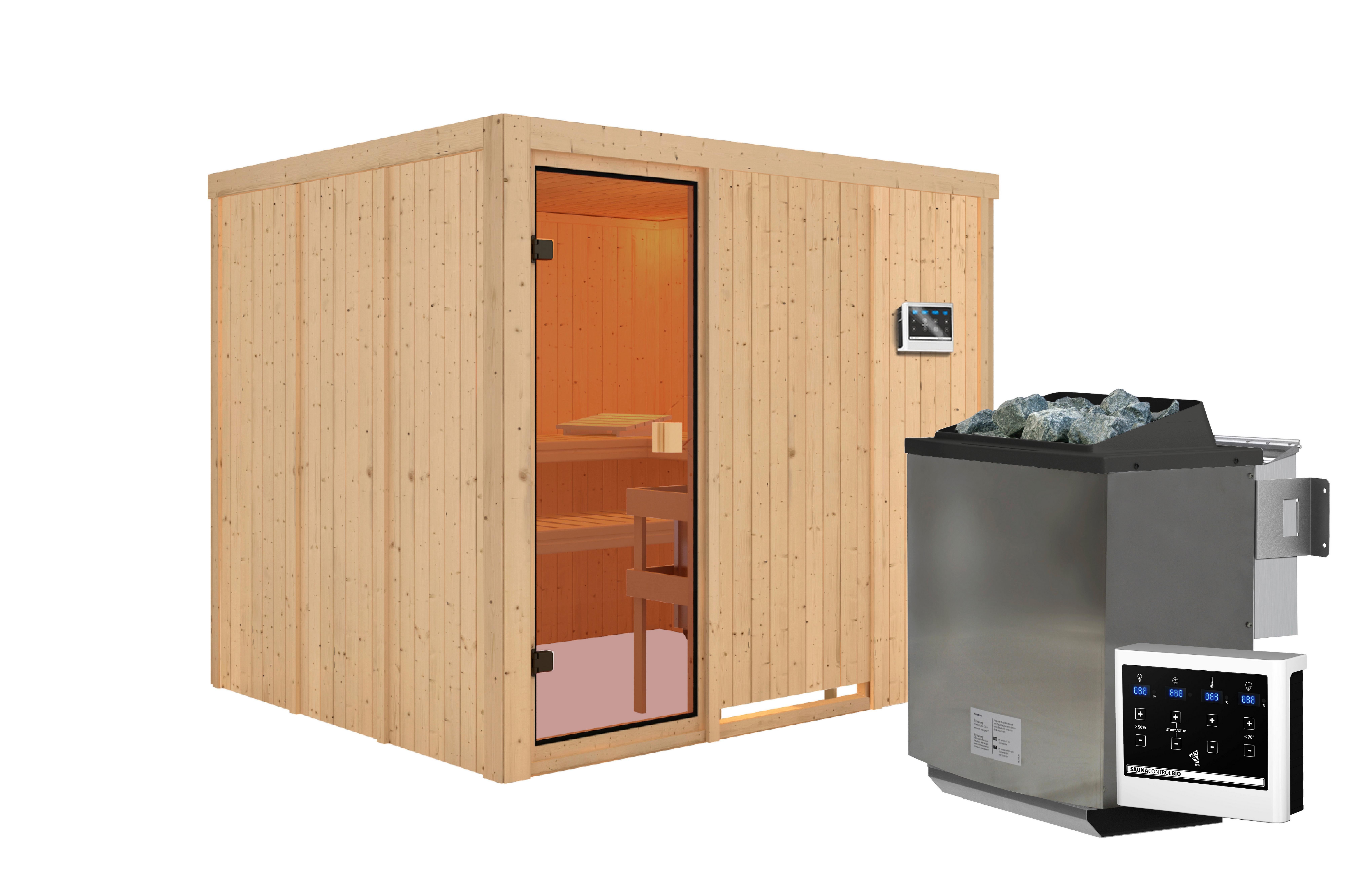 Sauna Bron Eck 231/198/196 Cm