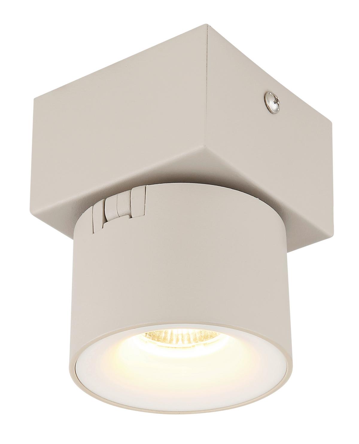 BODOVÉ LED SVIETIDLO RAE - piesková/biela, Design, kov/plast (7.2/9.5cm) - Globo