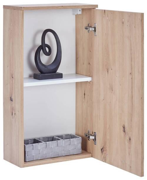 Hängender Hochschrank Fresh B: 40 cm Eiche Artisan Dekor - Eiche Artisan, KONVENTIONELL, Holzwerkstoff (40/75/20cm) - Ondega