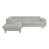 Ecksofa Savona - Hellgrau, MODERN, Textil (230/270cm) - Ondega