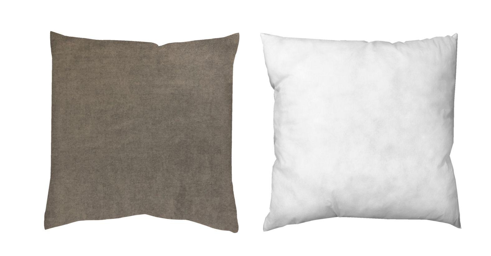 ZIERKISSEN Stein 40x40 cm - Grau, Basics, Textil (40/40cm)