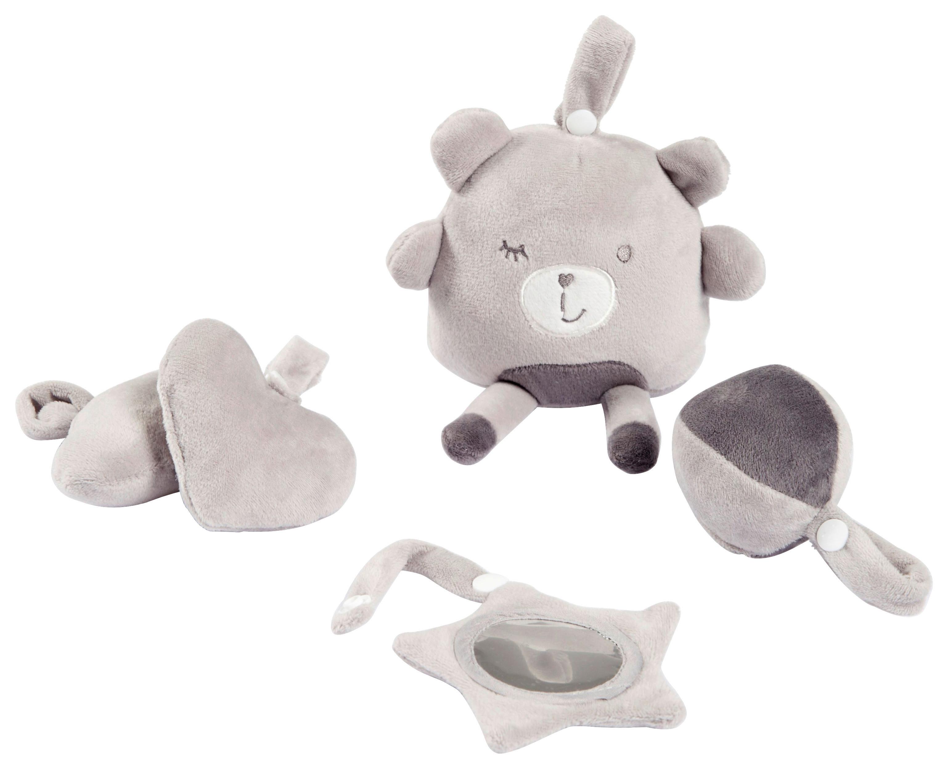 Wickelauflage Luna B: 85 Cm Silbergrau - Hellgrau, Basics, Textil (85/45/75cm) - Roba