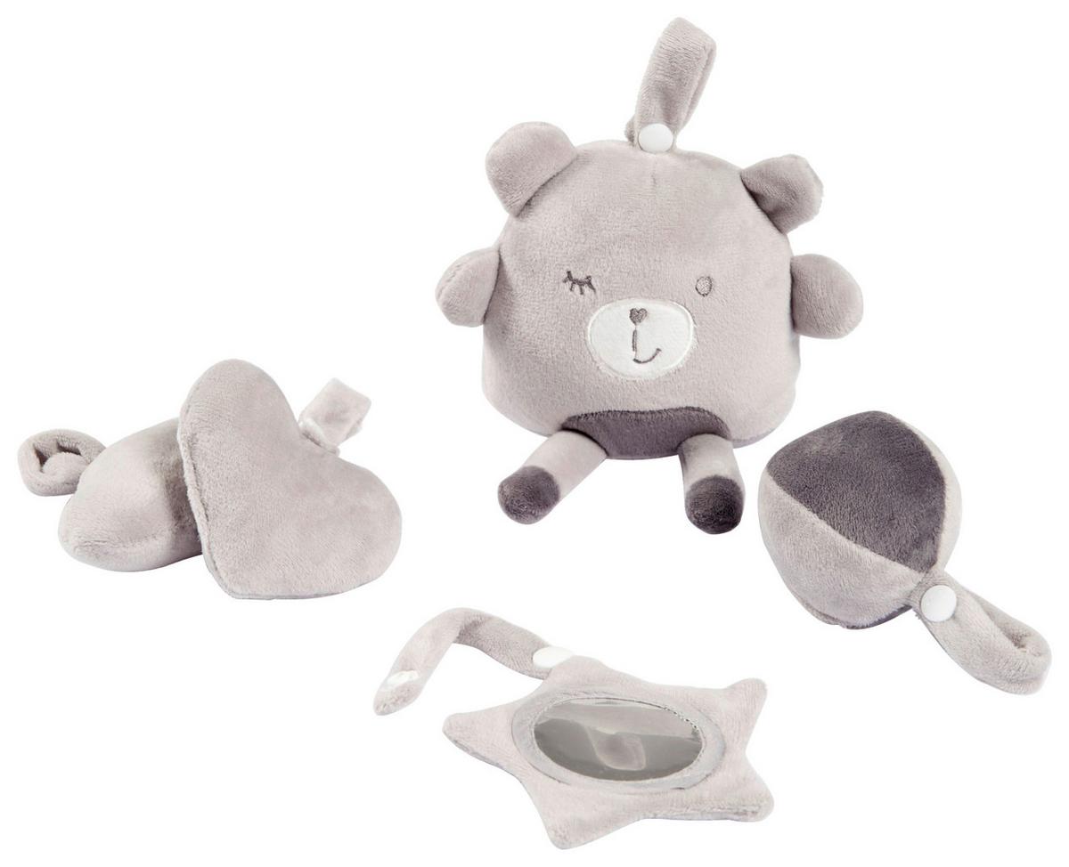 Wickelauflage Luna B: 85 Cm Silbergrau - Hellgrau, Basics, Textil (85/45/75cm) - Roba