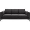 3-sitzer-sofa Looks Vii - Anthrazit/Silberfarben, Design, Textil (210/82/90cm) - LOOKS by W.Joop