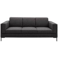 3-Sitzer-Sofa Looks Vii - Anthrazit/Silberfarben, Design, Textil (210/82/90cm) - LOOKS by W.Joop