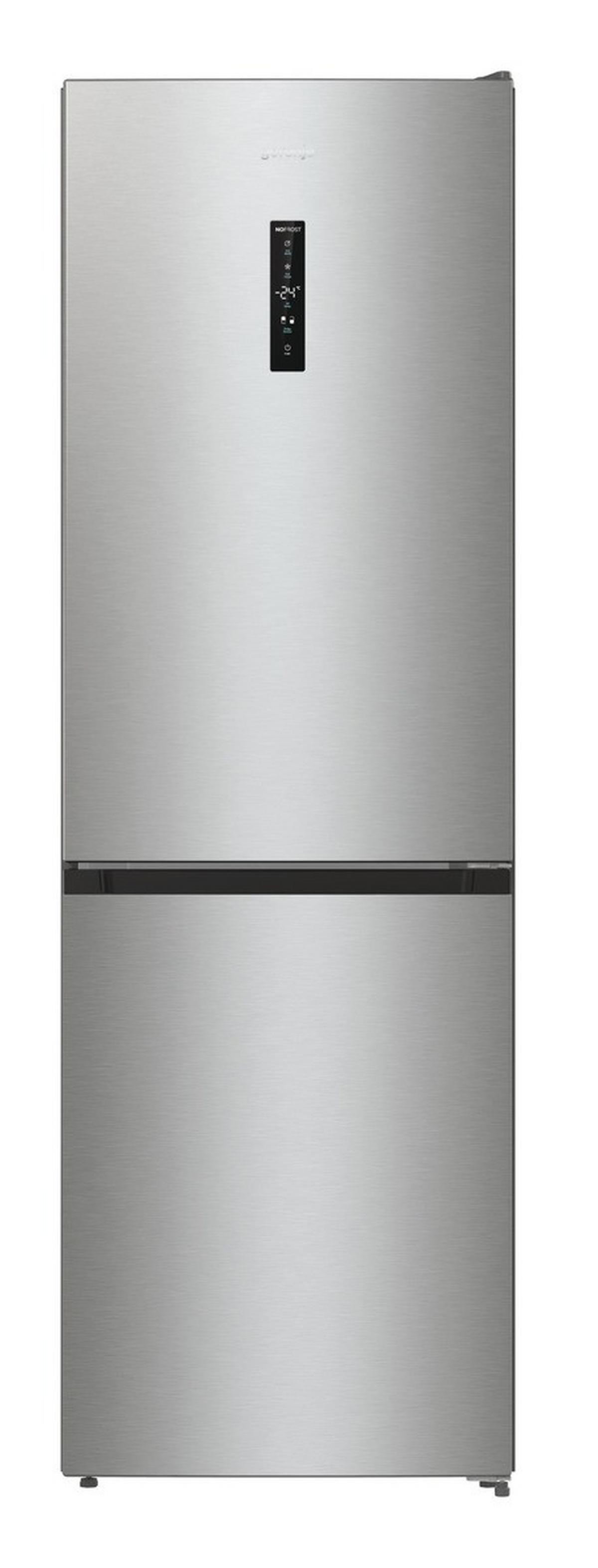 Kühl-gefrier-kombination N61ea2xl4 - Edelstahlfarben, Basics, Glas/Kunststoff (60/185/59,2cm) - Gorenje