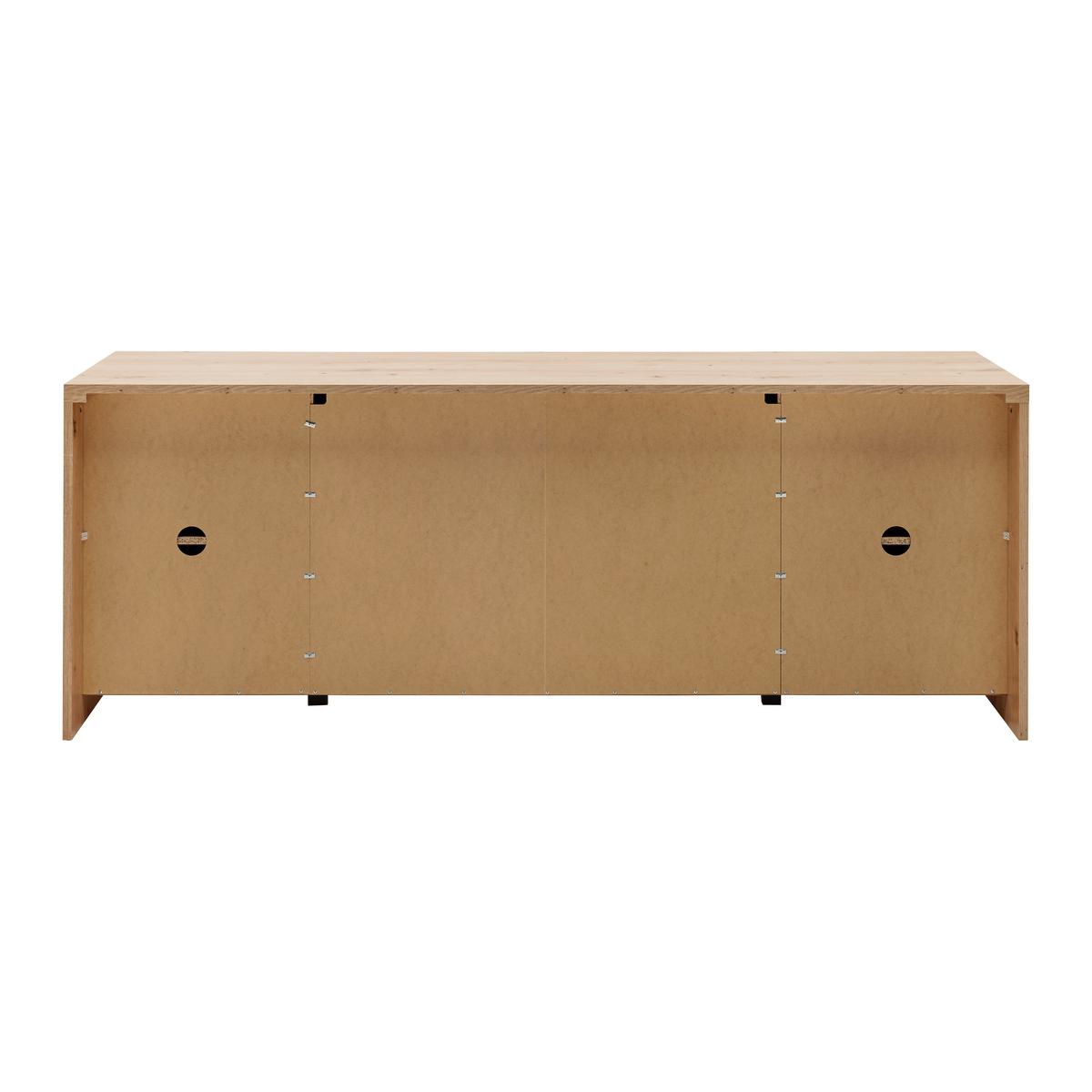 Kommode 190cm Larios Eiche Dekor/grau - Eiche Artisan/Grau, MODERN, Holzwerkstoff (190/71/40cm)