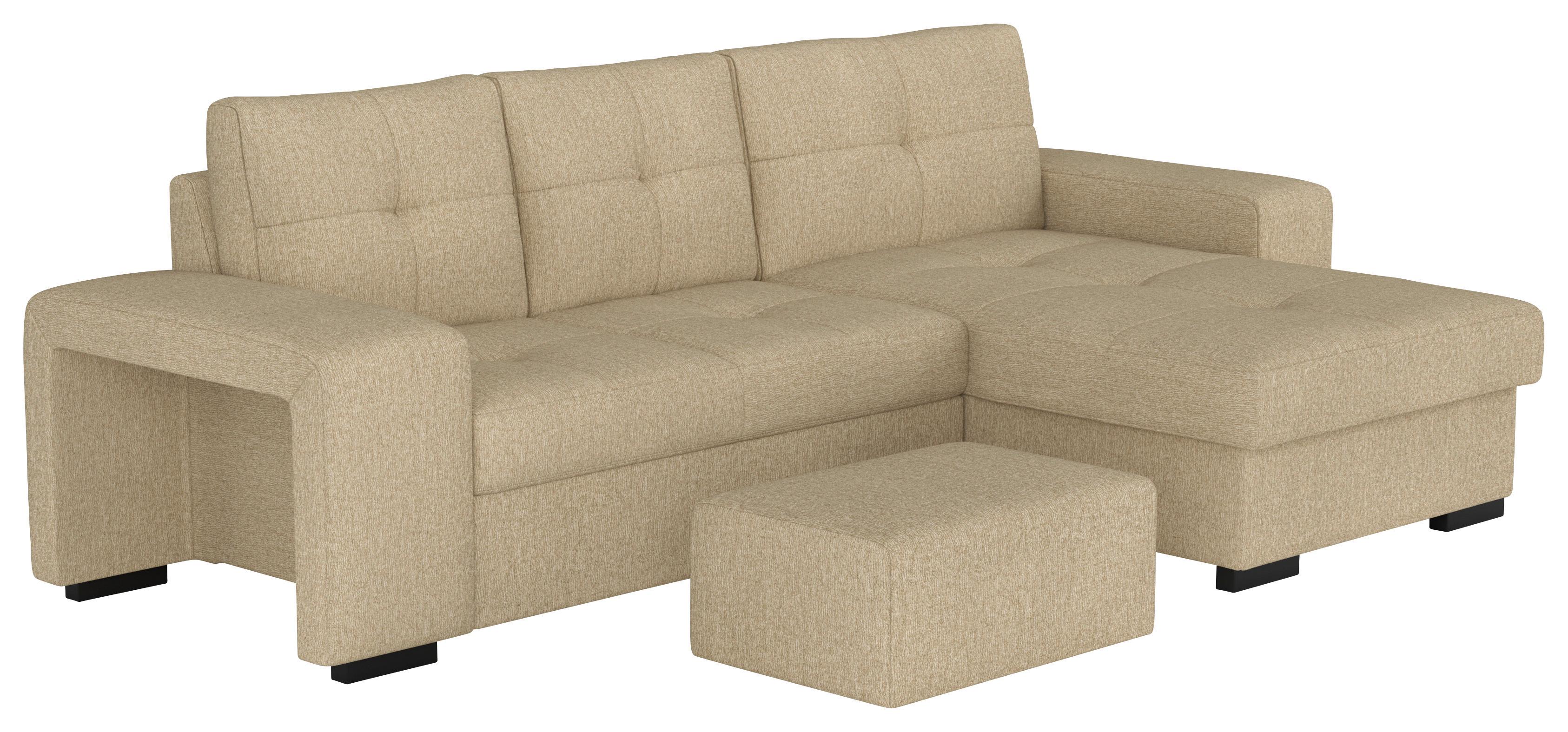 Sarokkanapé Mattina - Modern, textil (268/156cm)