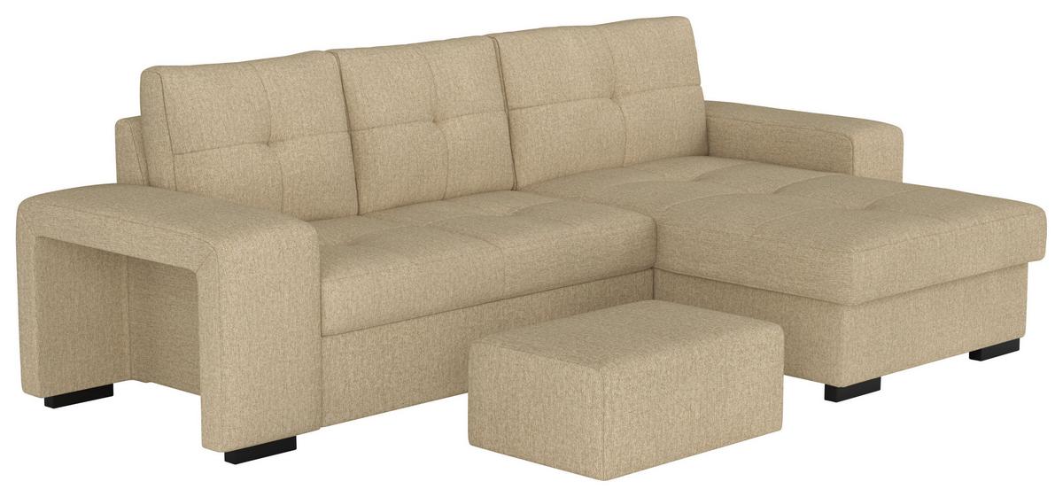 Sarokkanapé Mattina - Modern, textil (268/156cm)