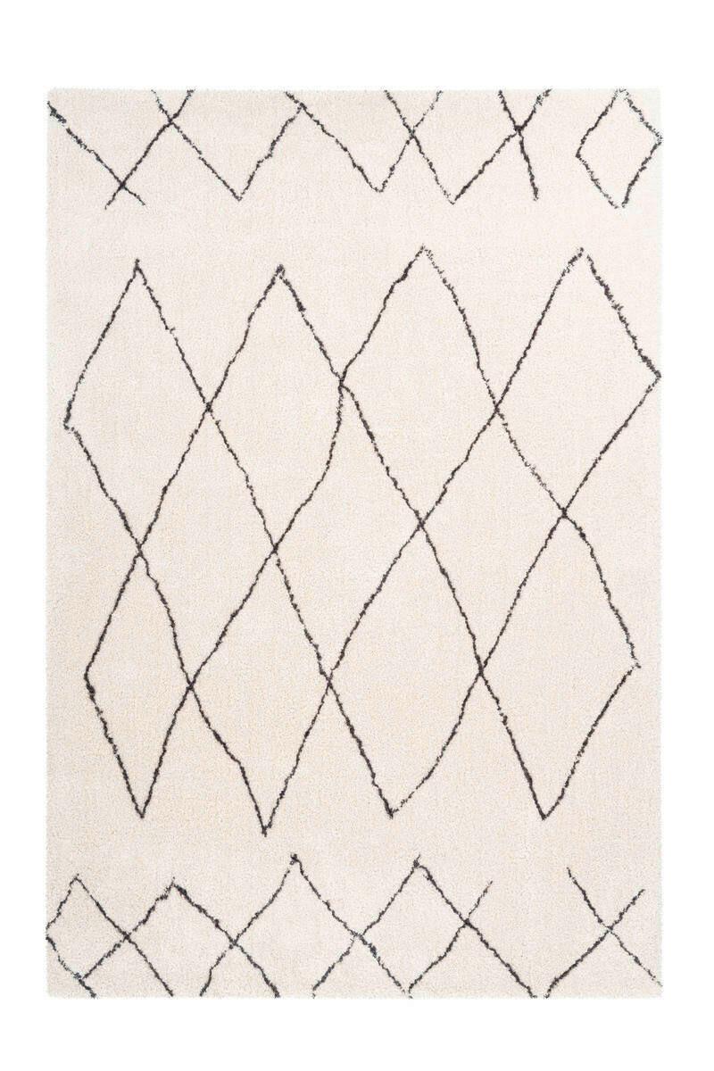 Hochflor Teppich Creme/beige Orlando 120x170 Cm