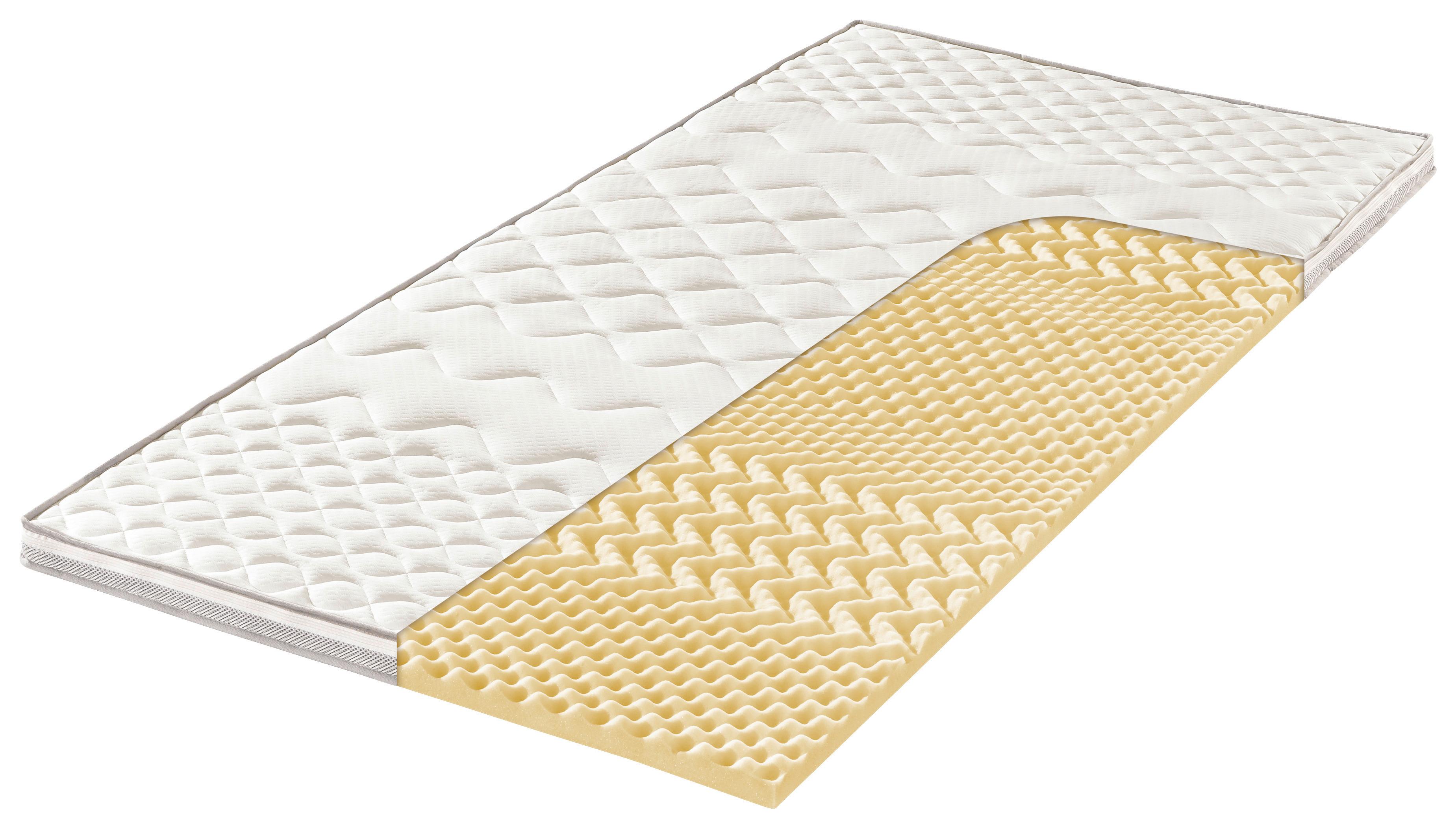 Topper Visco-soft 180x200 Cm Viscoschaumkern 7 Zonen - Weiß, Basics, Textil (180/200cm) - FAN