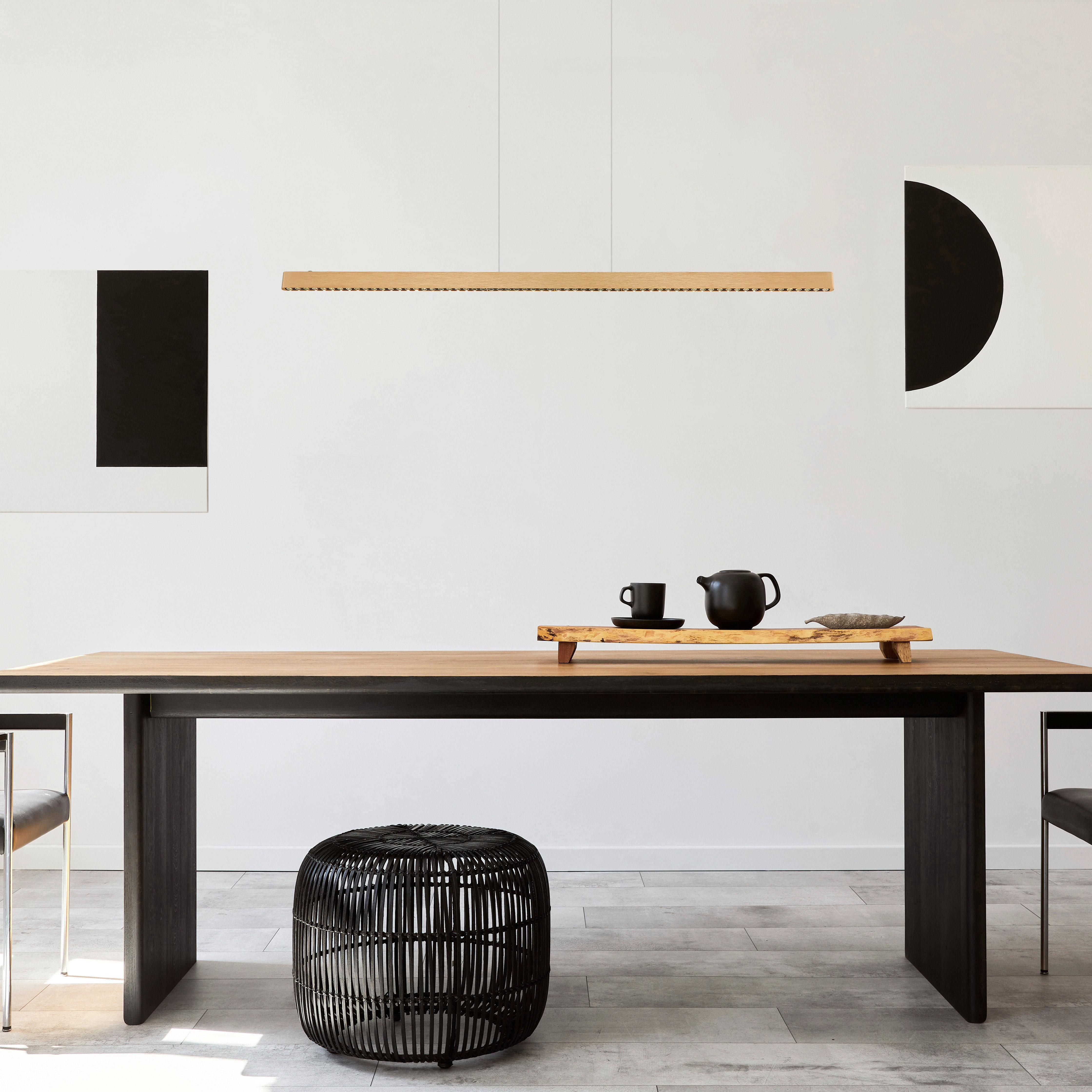 LED-Hängeleuchte 17013hg Dentsy - Schwarz/Kupferfarben, KONVENTIONELL, Metall (120/4/120cm) - Globo