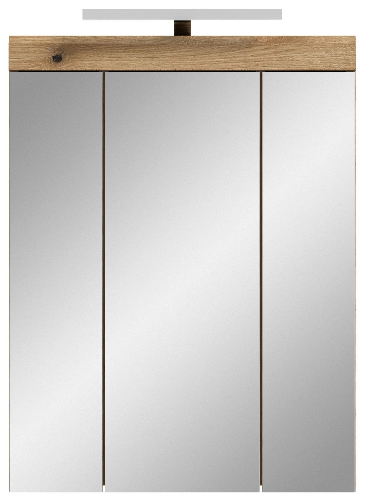 Spiegelschrank Scout Naturfarben B: 60 cm - Naturfarben, MODERN, Glas/Holzwerkstoff (60/79/18cm) - MID.YOU