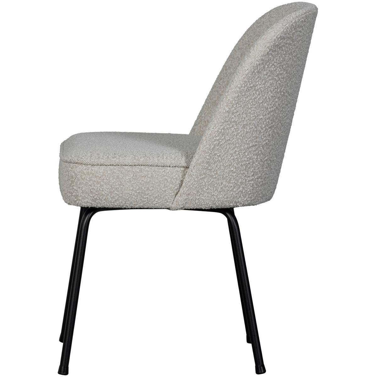 Stuhl-Set Vogue Naturfarben B: 50cm - Schwarz/Naturfarben, MODERN, Textil/Metall (50/83/57cm) - Livetastic