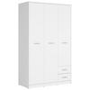 Drehtürenschrank Nepo Plus - Weiß, MODERN, Holzwerkstoff (118,5/197/54,5cm) - MID.YOU