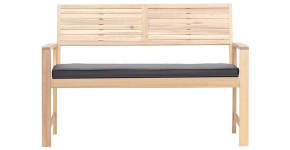 Loungegarnitur Bergen - Dunkelgrau/Akaziefarben, MODERN, Holz/Textil (73cm) - Beldano